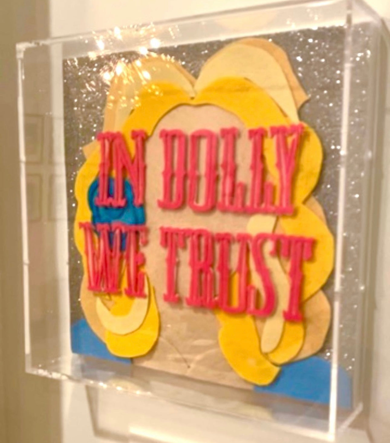 Dolly Parton Acrylic Box