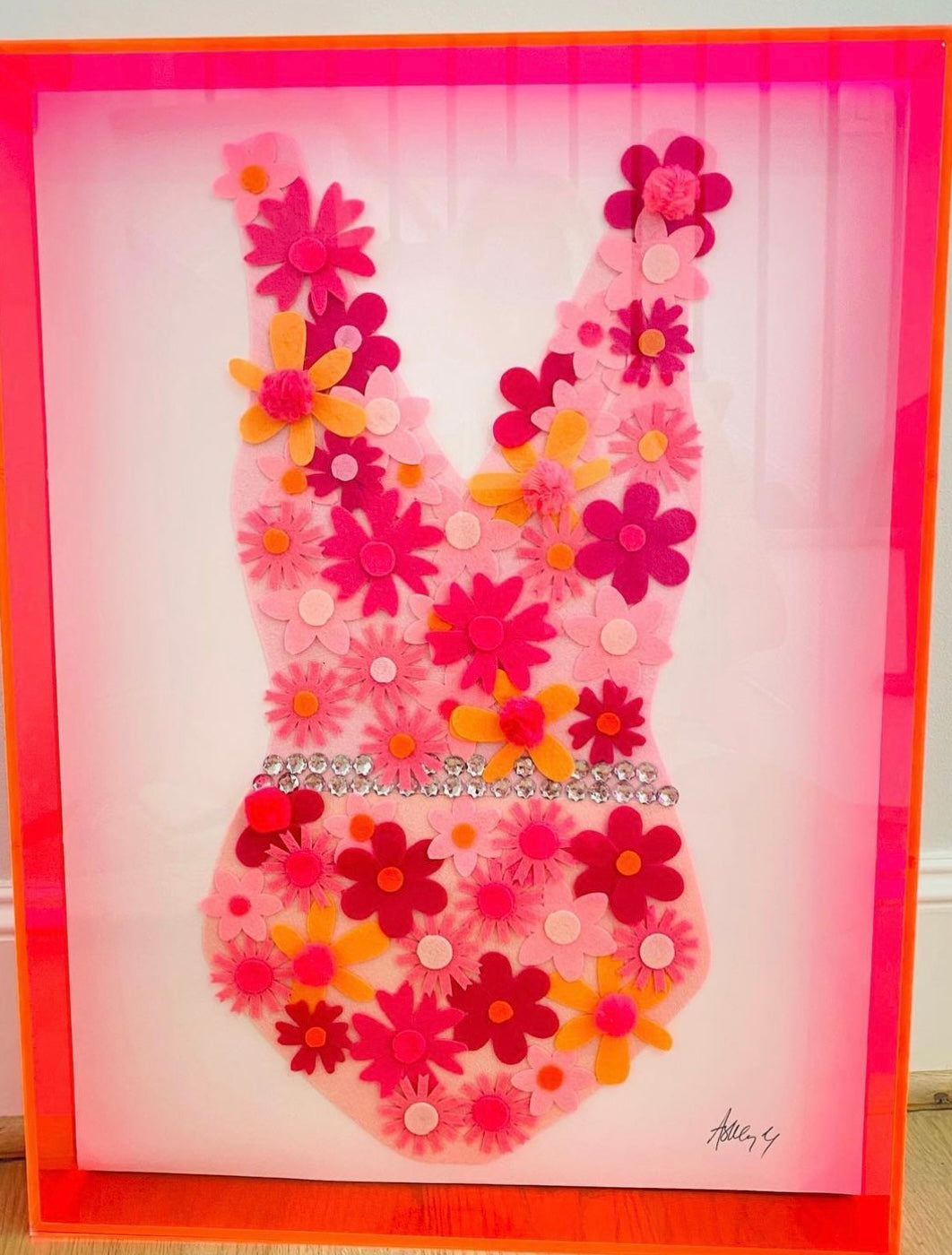 Retro Swimsuit Acrylic Box