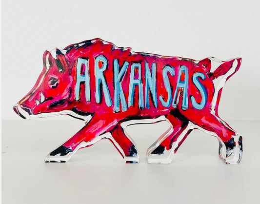 Arkansas acrylic statue