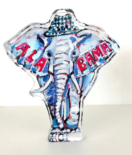 University of AL acrylic statue